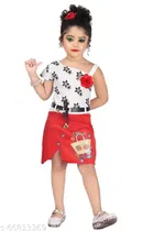 Cotton Blend Clothing Set for Girls 