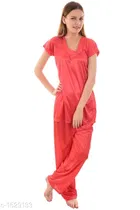 Satin Nightsuit Set for Women 