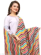 Chinon Printed Dupatta for Women 