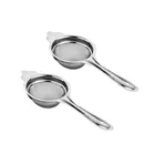 Tea Strainer, Pack of 2, Silver