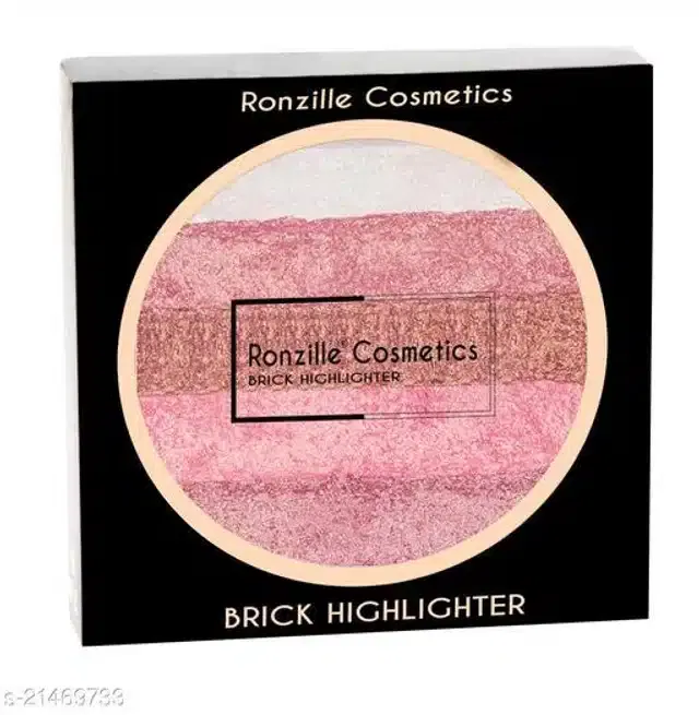 Ronzille Shimmer Brick Highlighter (Pink Blush)