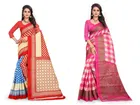 Khadi Silk Printed Saree for Women 