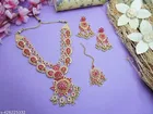 2 Layer Diamond Kundan Traditional Necklace Set for Women 