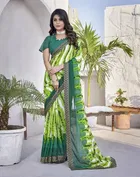 Georgette Printed Saree for Women 