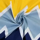 Grover Zig Zag Pillow Covers Pack of 4 Yellow Abstract