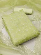 Organza Unstitched Dress Material for Women 