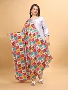 Chinon Printed Dupatta for Women 