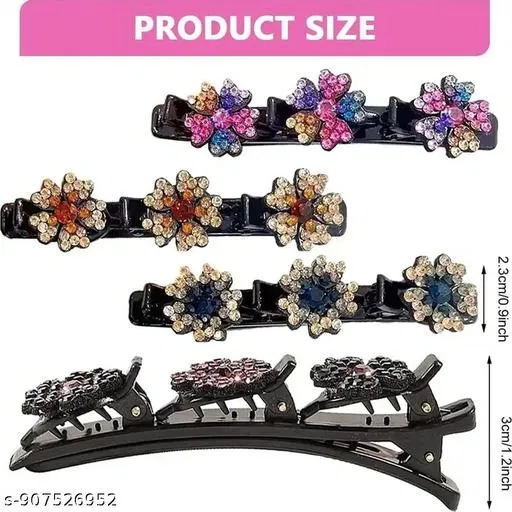 Hair Pins for Women (Multicolor), Pack of 4