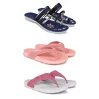 Combo of Flats with Slippers for Women 