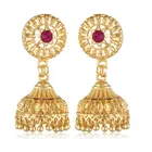 Brass Gold Plated Jhumkas for Women 