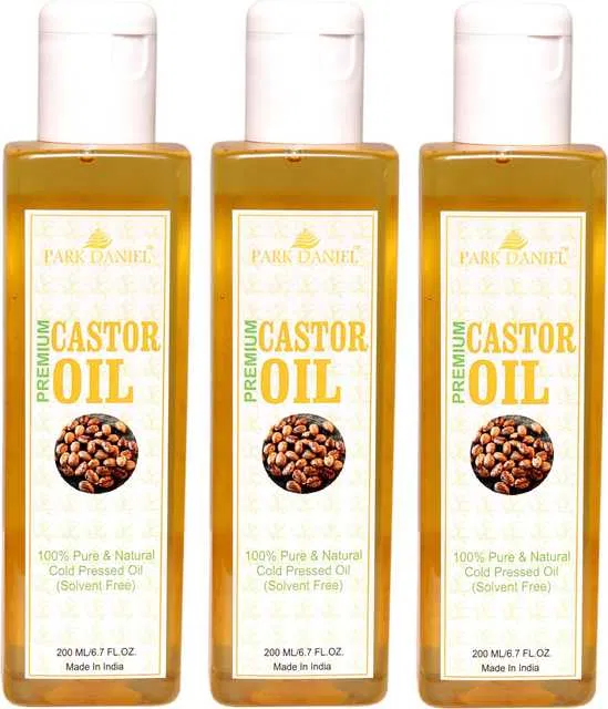 Park Daniel Hexane Free Castor Oil (Pack of 3, 200 ml) (SE-1948)
