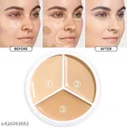 3 In 1 Palette Full Coverage | Hides Blemishes, Flaws & Dark Circle | Long-Lasting,...