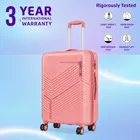 Safari Carter Pro CM 22 Inch [Small] Cabin Trolley Bag with 360° Spinner 8 Wheels, Rose Gold