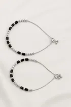 Silver Plated Anklets for Women 