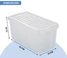 Fridge Square Food Storage Container With Small Container 