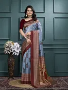 Mysore Silk Printed Saree for Women 