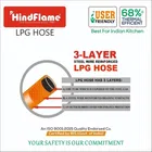 Hindflame HOSE PIPE 1.5mm With reinforced rubber Hose Pipe  