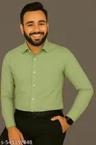 Cotton Blend Solid Shirts for Men, Multicolor 