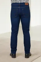 Poly Knit Slim fit Jeans for Men 