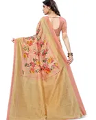 Art Silk Floral Print Saree for Women 