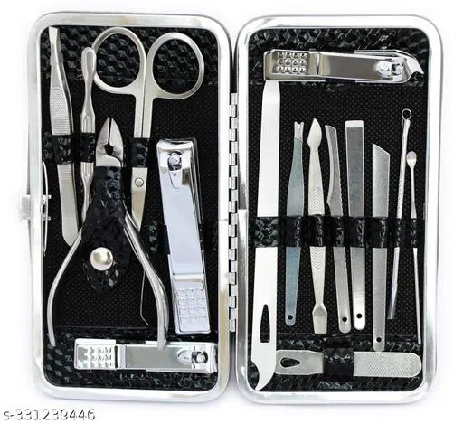 Stainless Steel Manicure & Pedicure Kit, Multicolor, Set of 1