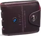 Faux Leather Textured Wallet For Men,  