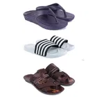Combo of Sliders with Flipflops & Slippers for Men 