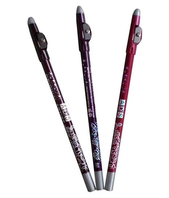 Lenon Makeup Accessory Pencil Eyeliner (Pack of 3) (D88)