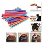 Rubber Hair Curling Twist Flexi Sticks 