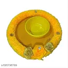 Plastic Haldi Decoration Set, Yellow
