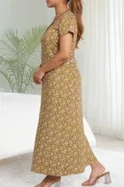 100% Cotton Floral Print Nightdress for Women 