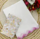 Georgette Solid Saree for Women 