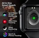 TecSox S8 PRO 1.44 Inch Display Smart Watch - Black