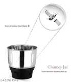 Stainless Steel Jar for Mixer (Silver, 500 ml)