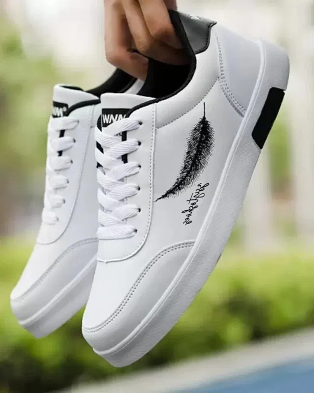 Casual Shoes for Men (White, 10)