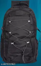 Polyester Backpack for Men & Women, Black
