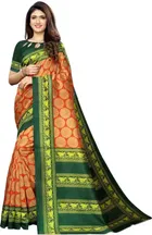 Art Silk Printed Saree for Women 