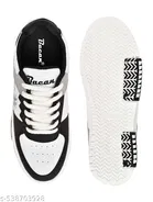 White & Casual Trendy Sneakers for Men 