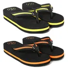 Flip-Flops for Women (Multicolor, 5) (Pack of 2)