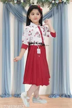 Cotton Blend Frock for Girls 