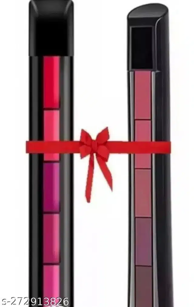 Mini 5-in-1 Lipsticks (Multicolor, Pack of 2)