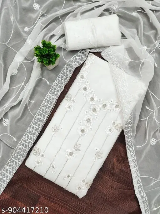 Georgette Punjabi/All Over Suits for Women (6.65 meter (XXL)