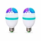 VH Rotatable Led Crystal Disco Bulb, Multicolor [Pack of 2]