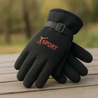 Woolen Fur Winter Hand Gloves for Men 