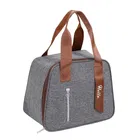 Grey & Brown Dual Tone Insulated thermal Lunch Bag