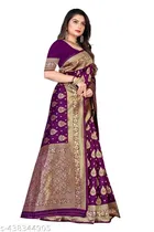 Banarasi Silk Zari Woven Saree for Women 