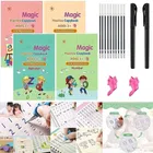 Magic Practice Copybook with Pen & Refills Set for Kids (Multicolor, Set of 1)