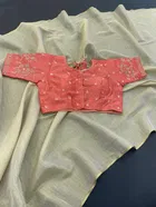 Art Silk Solid Saree for Women 