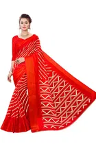 Cotton Linen Printed Saree for Women 