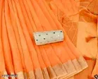 Linen Blend Saree for Women 